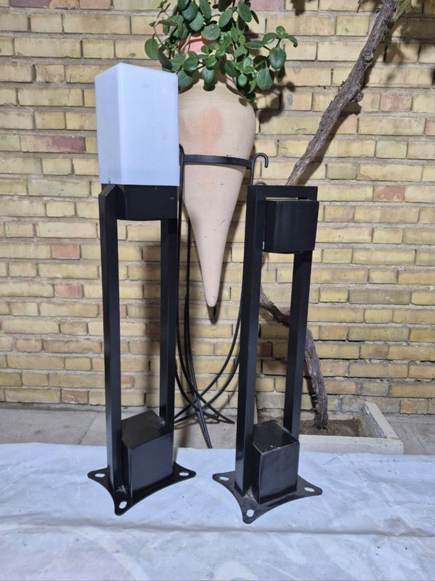 پایه چراغ حیاطی 60سانتی فلزی ایفا